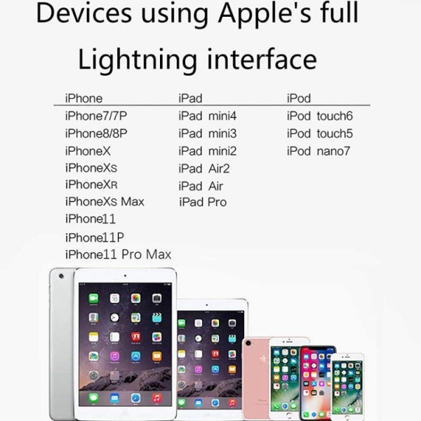 Lightning - Lightgning + Lightning adapter, 10cm MH033