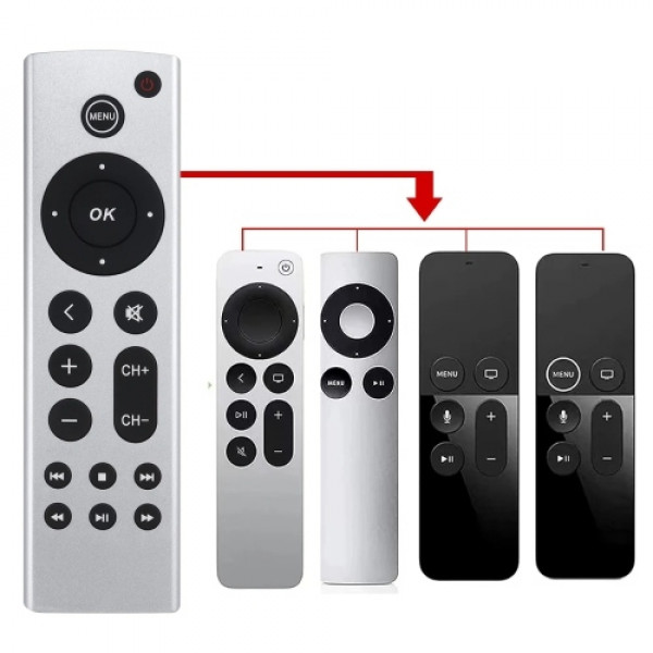 Apple TV Fjärrkontroll för 4K/HD A2169 A1842 A1625