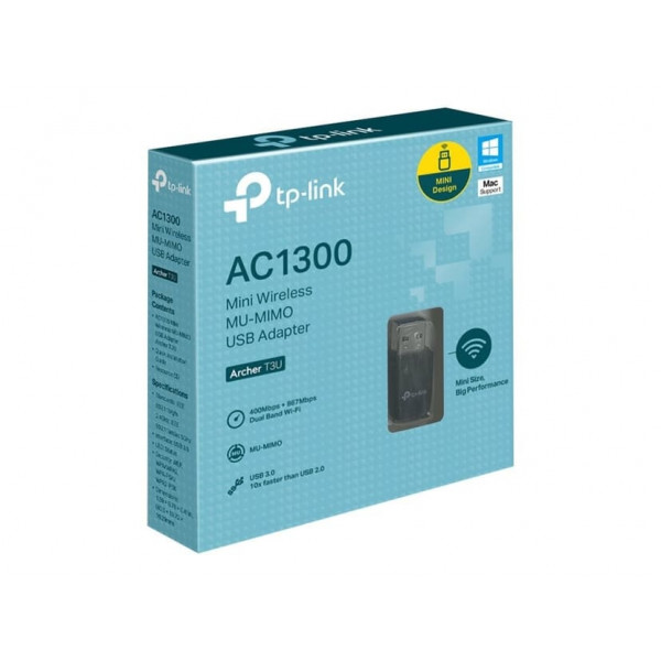 Trådlöst nätverkskort USB - TP-Link AC1300 Dual