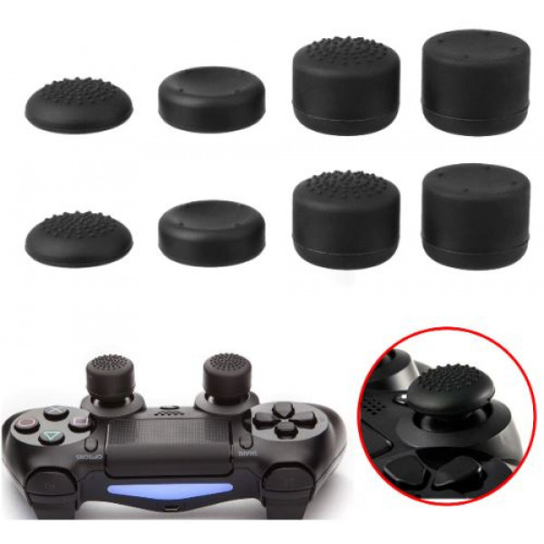 Tumgrepp för PS5 och PS4 handkontroll 8-pack Joystick Cap