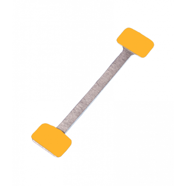 Twinstick vipparm aluminium 75mm med foamtejp 101131