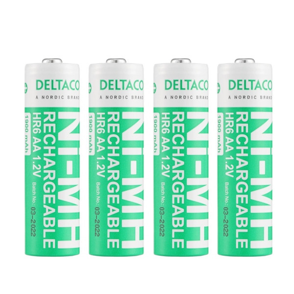 Laddningsbara Batterier AA LR6 1900mAh 4-pack