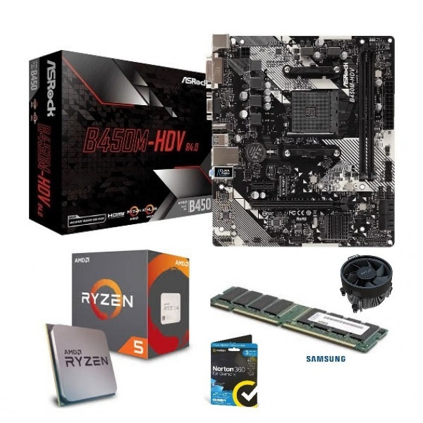 Uppgraderingspaket UPG-R5-1 med AMD processor, RAM minne och moderkort