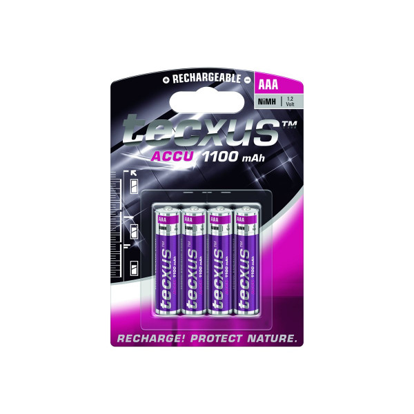 Laddningsbara Batterier AAA LR3 1100mAh 4-pack 101109