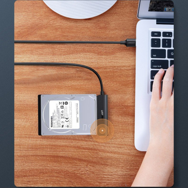 USB-C - SATA adapter 2.5" med OTG, upp till 10TB 70554