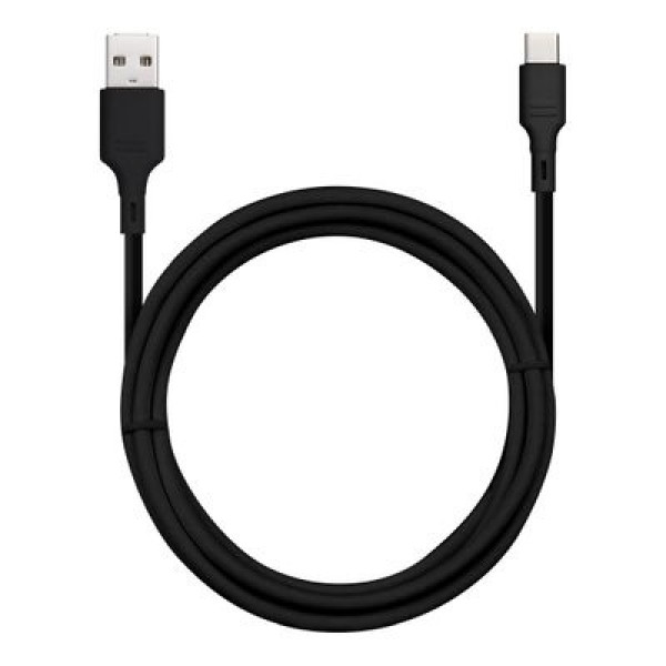 USB-C - USB-A kabel 1m - svart