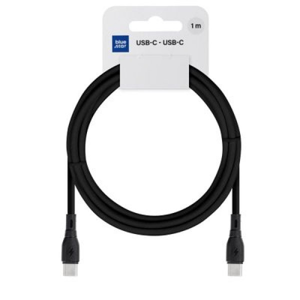 USB-C - USB-C kabel 1m - 60W Eco svart
