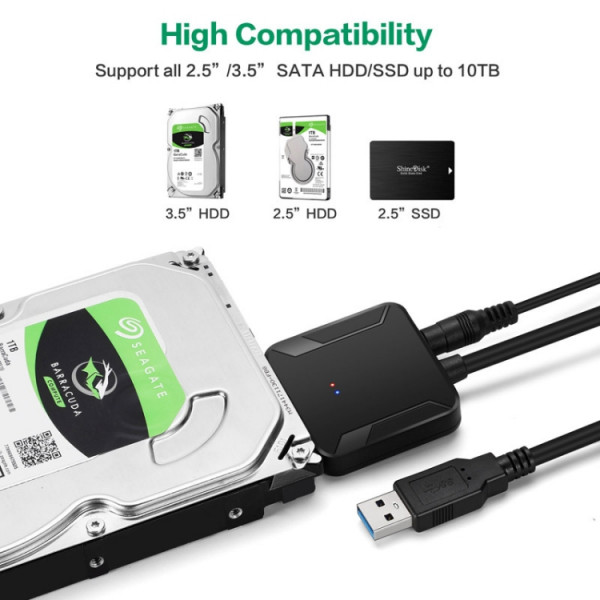 Hårddiskdockning SATA till USB 