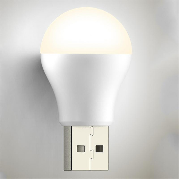 USB LED lampa Läslampa / Nattlampa 5V 3W 8 LED