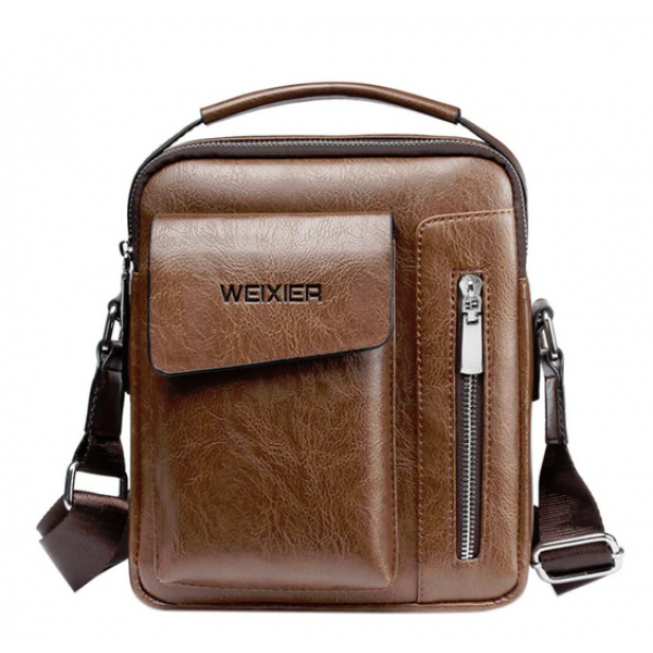 Väska Weixier Axelväska Messenger, brun BAG-020