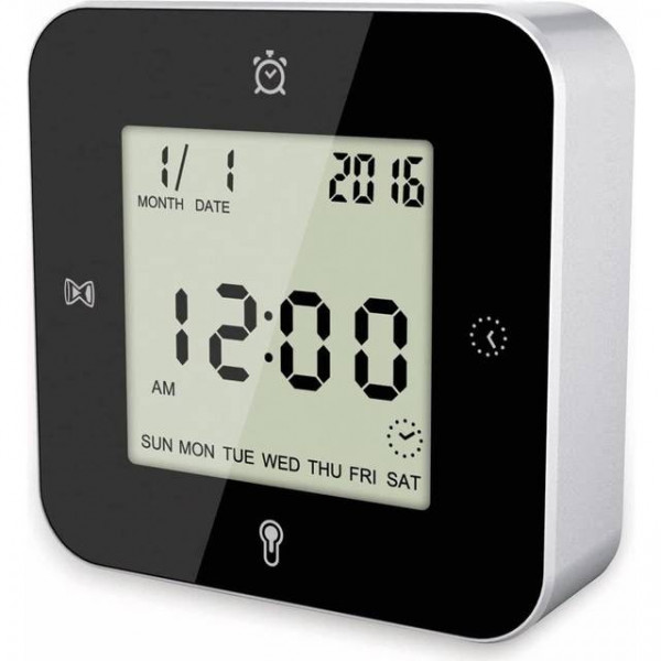 Väskarklocka Digital med alarm, datum och dagar WT344