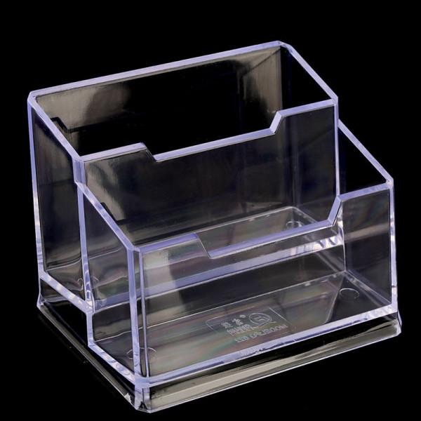 Visitkortshållare Bord Transparent med dubbelfack 101710