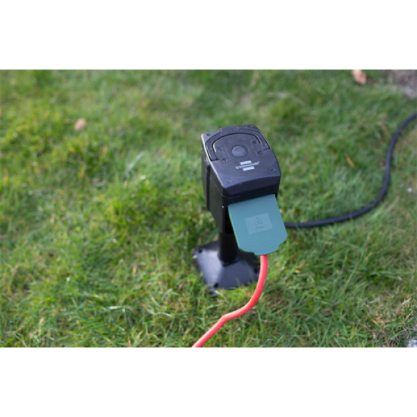 brennenstuhl®Connect WIFI garden socket with earth spike and mounting 1154540601