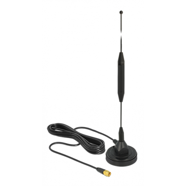 Delock GSM Antenna SMA plug 3.5 dBi fixed omnidirectional with magnet