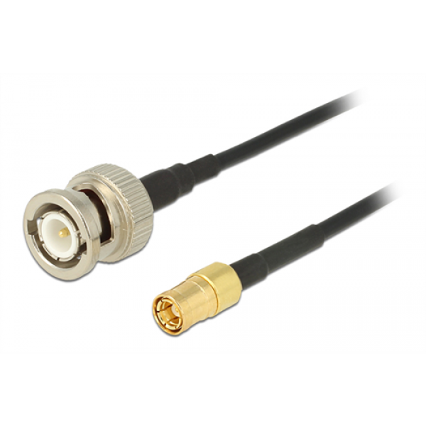 Delock Antenna Cable BNC Plug > SMB Plug RG-174 1 m