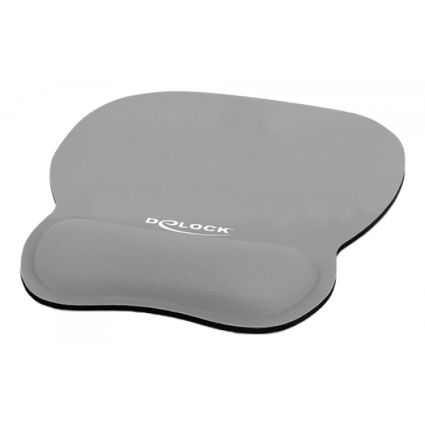 Delock Ergonomic Mouse pad with Wrist Rest grey 245 x 206 mm 12698