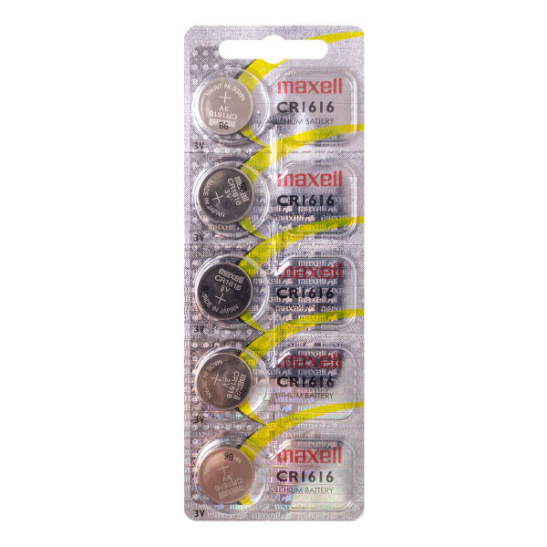 Maxell Lithium CR1616 5P 18586400
