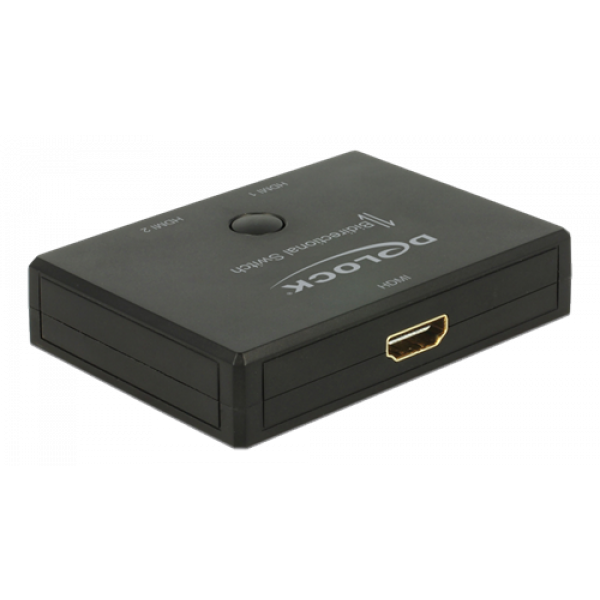 Delock HDMI 2 - 1 Switch bidirectional 4K 60 Hz 18749