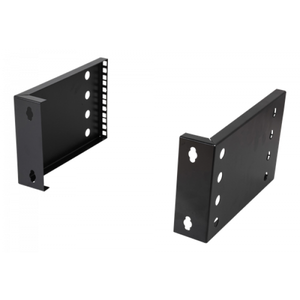 DELTACO 10”-19” väggstativ med justerbar bredd, 4U, 25kg last 19-DTSR0704