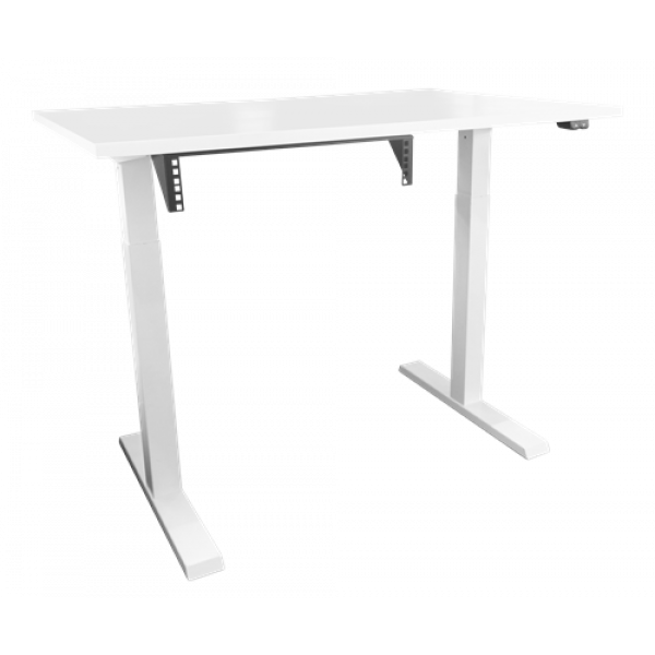 DELTACO 19" Vertikalt väggfäste, 4U, max 60kg, stålkonstruktion, svart 19-VWMB4