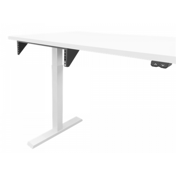 DELTACO 19" Vertikalt väggfäste, 4U, max 60kg, stålkonstruktion, svart 19-VWMB4