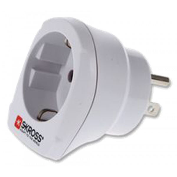 SKROSS Europa till USA jordad reseadapter, 15A, 110-125V, vit 1.500203-E