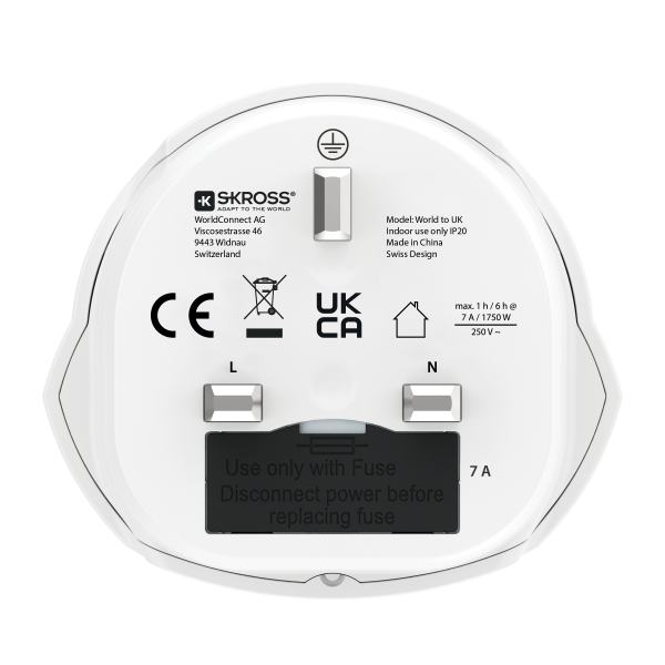 Country Adapter World to UK 1.500225C-E