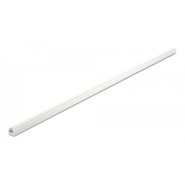 Delock Cable Duct Mini self-closing self-adhesive 10 x 10mm - 1m white 20717