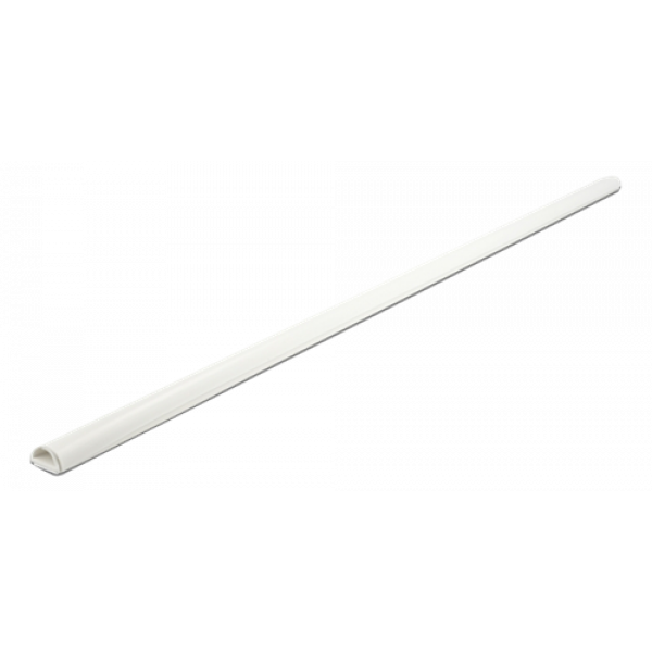 Delock Cable Duct Mini self-closing self-adhesive 15 x 11mm - 1m white 20719
