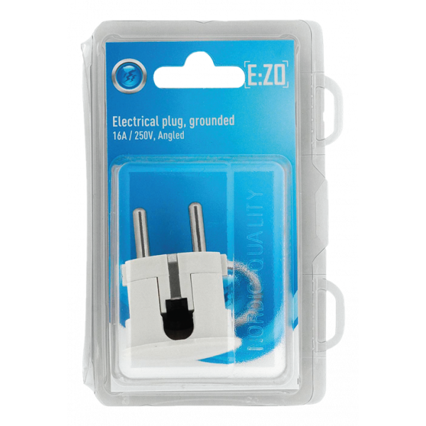 E:ZO Stickpropp vinklad jordad, vit 222304