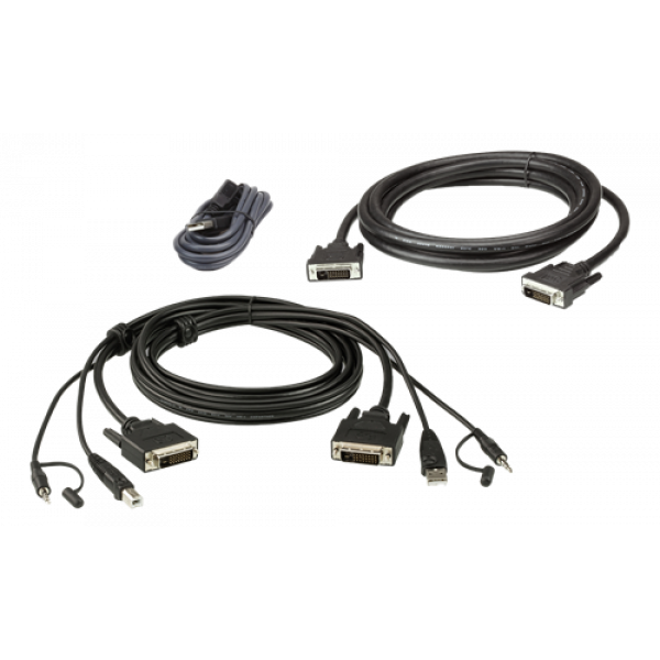 ATEN CABLE KIT DUAL DVI-Dd/USB/SP L:1.8M 2L-7D02UDX3