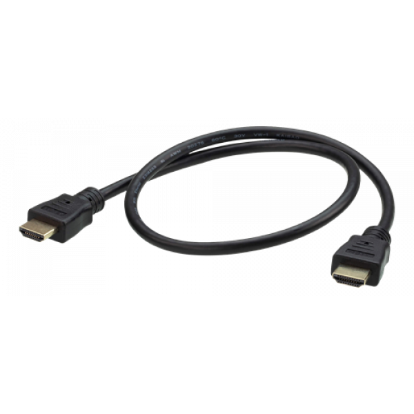 ATEN 0.6M HDMI 2.0 Cable M/M 30AWG Black 2L-7DA6H