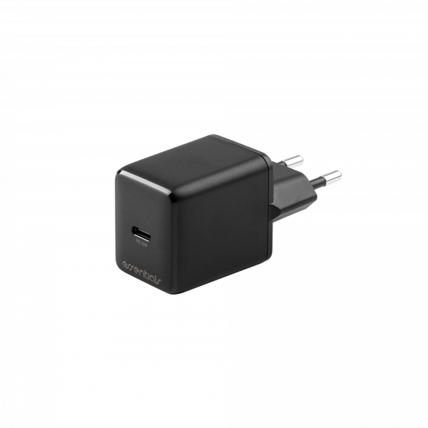 USB-C wall charger PD 30 W, 1x USB-C, PPS, black 3052350