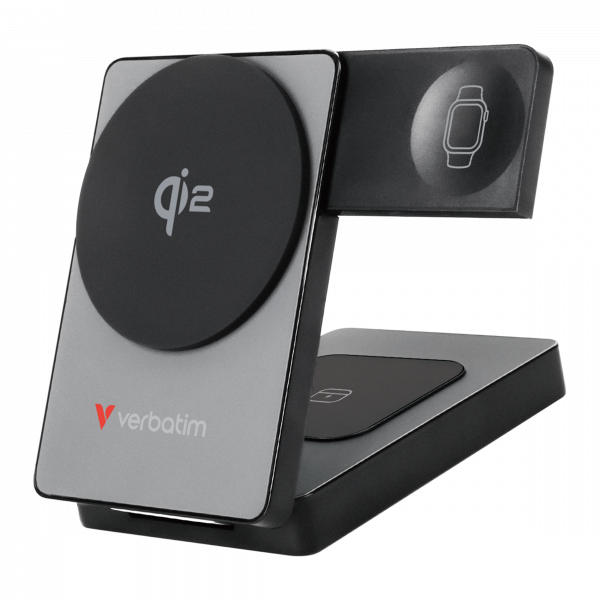Charge 'n' Go Qi2 Magnetic Wireless Power Bank 5000mAh Grey 32294