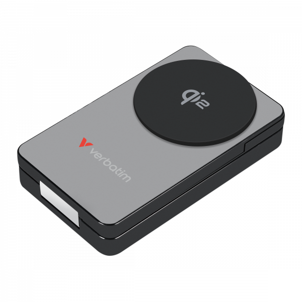 Charge 'n' Go Qi2 Magnetic Wireless Power Bank 10000mAh Grey 32295