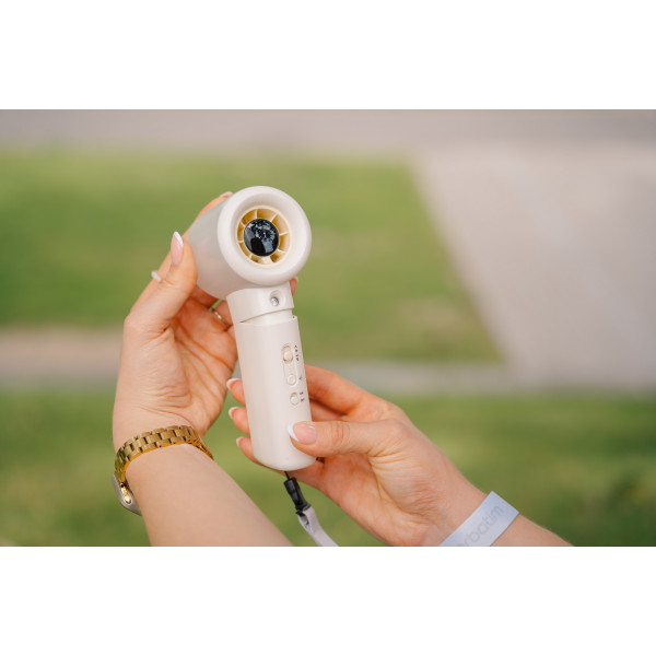 Cool 'n' Go Aqua Breeze Handheld Fan White/Silver 32344