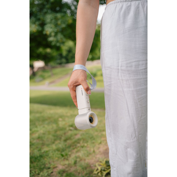 Cool 'n' Go Aqua Breeze Handheld Fan White/Silver 32344