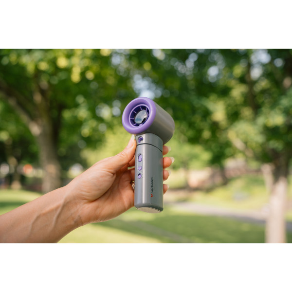 Cool 'n' Go Aqua Breeze Handheld Fan Purple/Grey 32345
