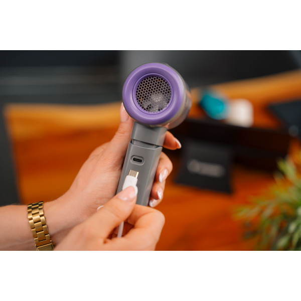 Cool 'n' Go Aqua Breeze Handheld Fan Purple/Grey 32345