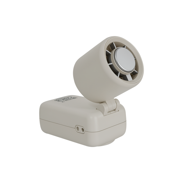 Cool 'n' Go Ice Touch Mini Handheld Fan White/Silver 32346
