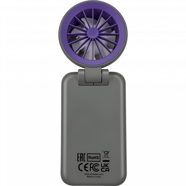 Cool 'n' Go Ice Touch Mini Handheld Fan Purple/Grey 32347