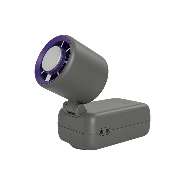 Cool 'n' Go Ice Touch Mini Handheld Fan Purple/Grey 32347