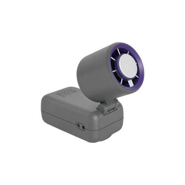 Cool 'n' Go Ice Touch Mini Handheld Fan Purple/Grey 32347