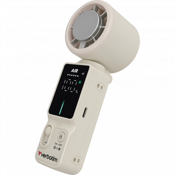 Cool 'n' Go Ice Touch Pro Handheld Fan White/Silver 32348