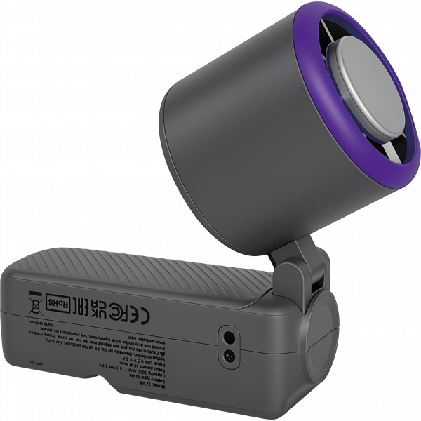 Cool 'n' Go Ice Touch Pro Handheld Fan Purple/Grey 32349