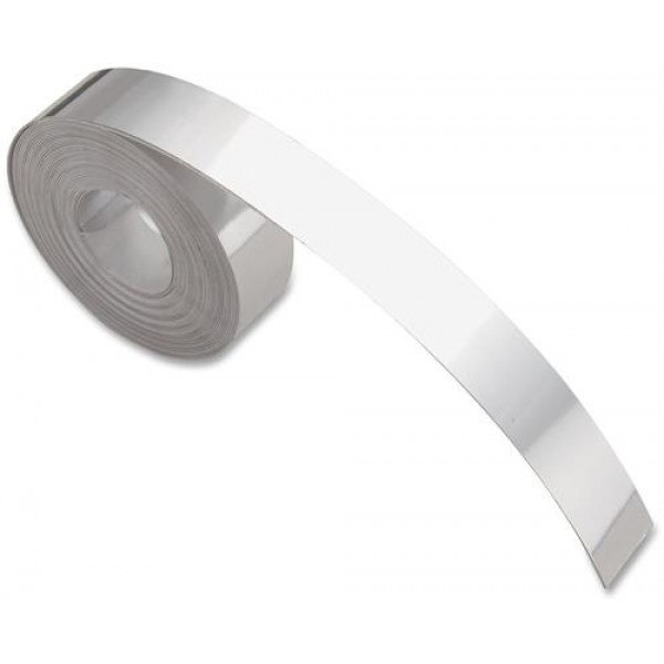 DYMO M11 Rostfri ståltejp för prägling, utan lim, 12mm, 6.40m 32500