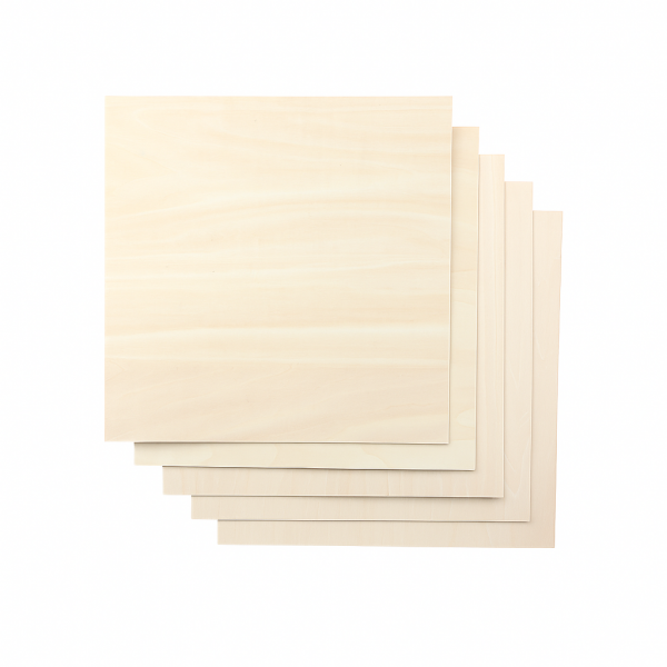 Basswood Sheet-A350 / 300x300x1,5mm / 5-pack 33045