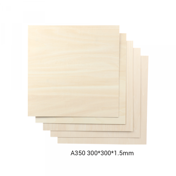 Basswood Sheet-A350 / 300x300x1,5mm / 5-pack 33045