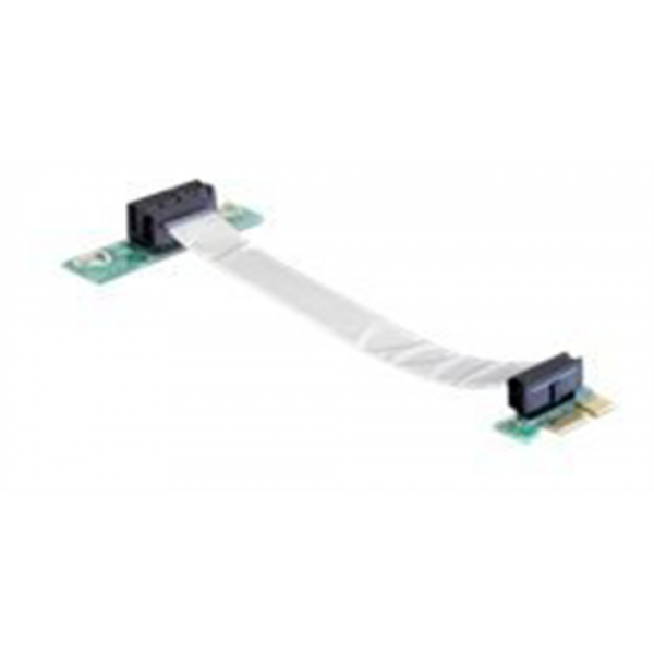 Delock Riser Card PCI Express x1 > x1 with flexible cable 13 cm left i 41839