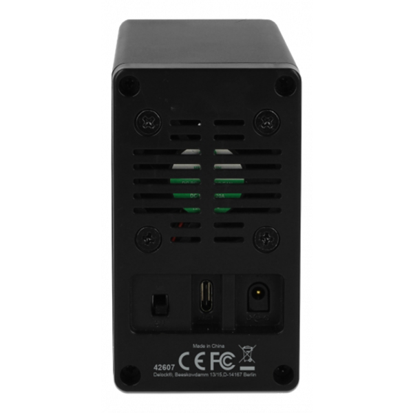 External USB 3.1 Type-C Enclosure for 2 x 2.5″ SATA HDD/SSD with RAID 42607